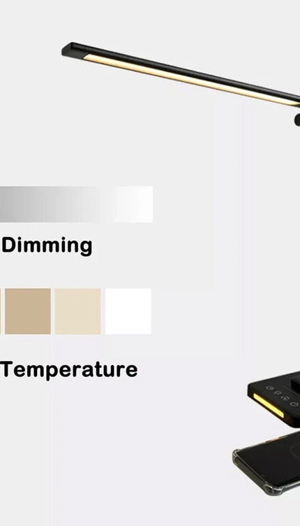LED Desk Lamp with USB Charging, Night Light & Timer