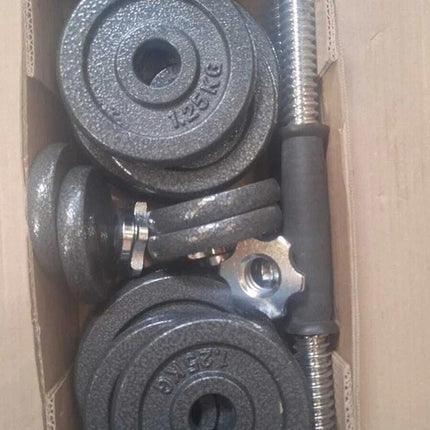 Adjustable Dumbbell & Barbell Set 15-30