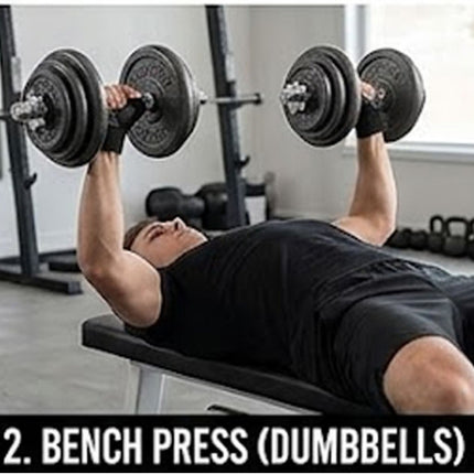 15KG Adjustable Cast Iron Dumbbell and Barbell Set