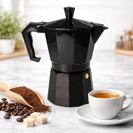 Moka Pot Stovetop Aluminium Kitchen Italian Espresso Ground Coffee Latte Maker