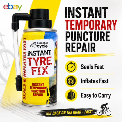 Instant Tyre Fix Spray 200ml Bike Car Puncture Repair Kit