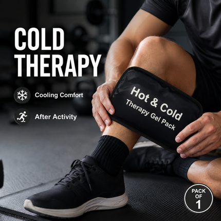 Hot Cold Gel Pack Reusable Heat Ice Therapy Migraine Sports Injury Pain Relief