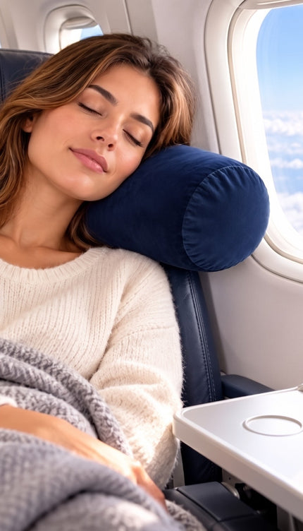 Beanie Comfort Pillow Cylinder Neck Support Travel Cushion Small Bolster