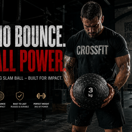 Core Balance Slam Ball 3KG No Bounce Strength Gym Exercise Workout Medicine Ball