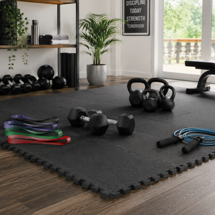 EVA Play Mats Interlocking Soft Foam Kids Gym Yoga  Fitness Floor Tiles 30x30cm