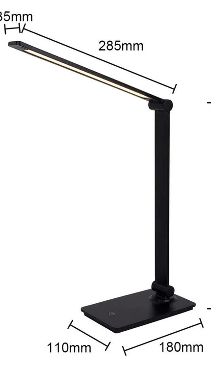 LED Desk Lamp with Night Light & 30/60-Minute Timer