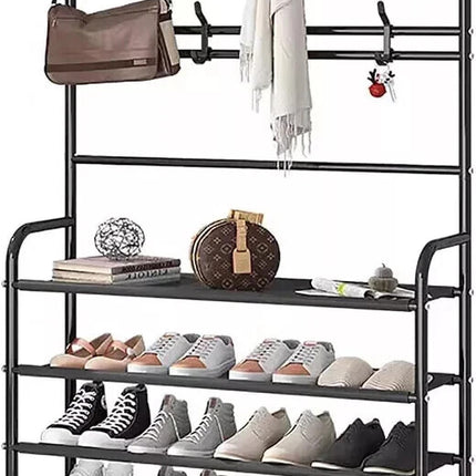 5-Tier Coat & Shoe Storage Rack