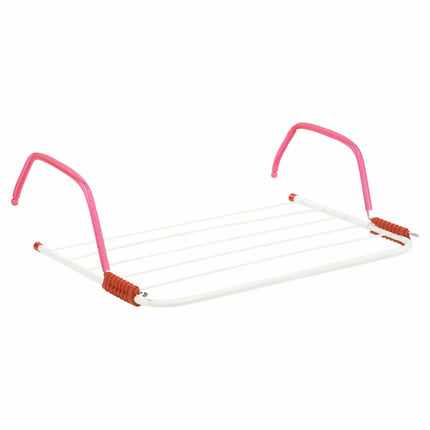 Radiator Laundry Airer Dryer Rack 5 Bar Folding Clothes Towel Washing Rack 3M