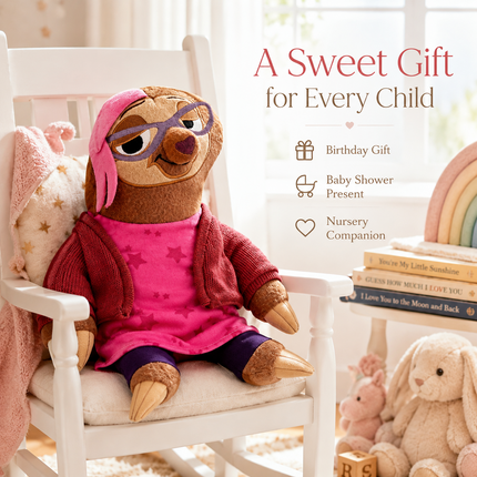 Disney Zootopia Priscilla Cuddly Plush Kids Children Soft Toy Sloth Teddy 26cm
