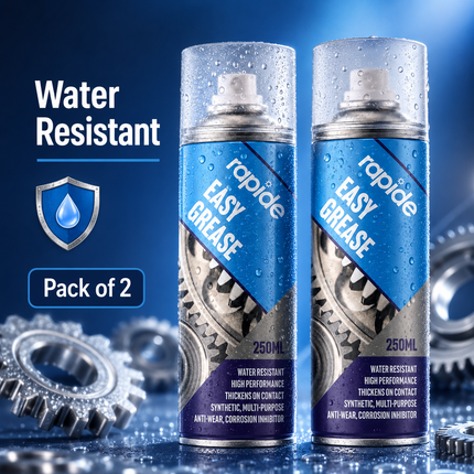 2x Easy Grease Spray Lubricant Synthetic Oil Waterproof Rust Protection 250ml