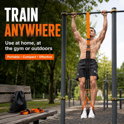 Multifunction Pull Up Assist Resistance Bands Foot Knee Support Home Gym Workout