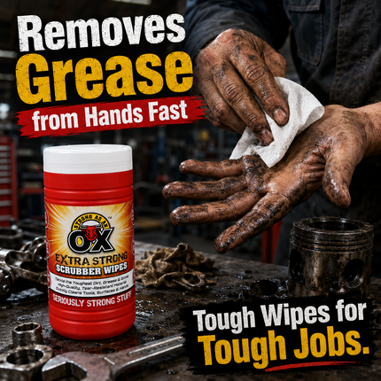 Scrubber Wipes 80 Pcs Heavy Duty Grease Grim Dirt Kitchen Bathroom Cleaning Wipe