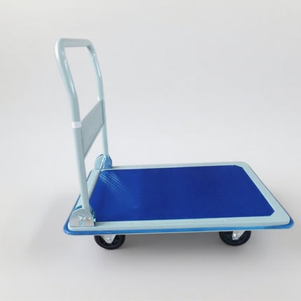 Folding Platform Trolley Cart Hand Truck Flatbed 300kg Heavy Duty Dolly Blue