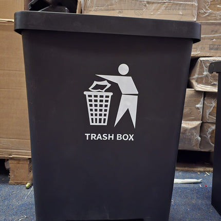 Recycling Pedal Bin Kitchen Waste Trash Can Home Office Rubbish 50/80L