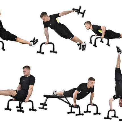 Parallettes Push Up Bars Incline ABS Exercise Strength Training For Handstands