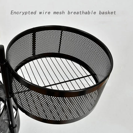 Rotating Storage Rack Trolley Cart Kitchen Bathroom Organizer Vegetable Shelf