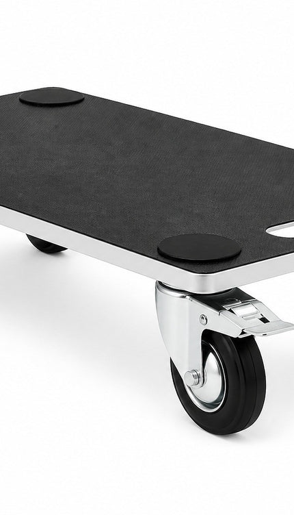 200KG Wooden Dolly Trolley Cart Wheeled Roller Platform Transporter Board