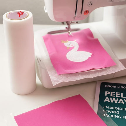 Embroidery Sewing Film Peel Away Water Soluble Backing Stabiliser 300m x 50cm