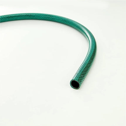 15m Reinforced Garden Hose Pipe with Spray Nozzle & Fittings Watering Tube