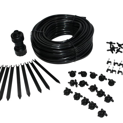 Micro Drip Irrigation Plant Watering System Kit Black ABS For Garden Greenhouse