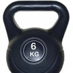 Vinyl Kettlebell Black 6KG