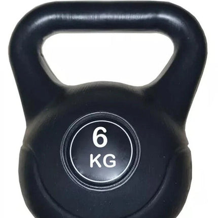 Vinyl Kettlebell Weight Set 4KG–20KG Cast Iron Gym Fitness Training Workout