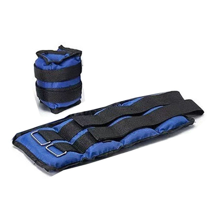 3Kg Ankle Wrist Leg Weights Straps 2 PCS Running Yoga Training Blue Straps