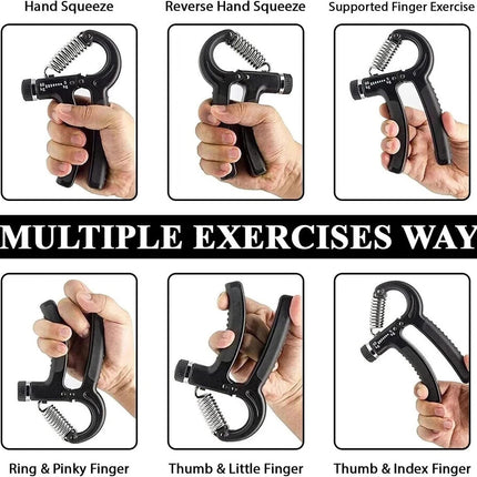 Sport Hand Grip 5-60 kg Strengthener Adjustable Wrist Forearm Finger Trainer