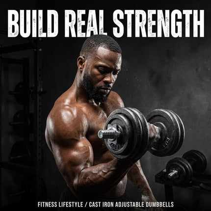 Adjustable Cast Iron Weight Set