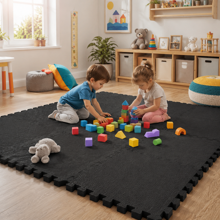 EVA Play Mats Interlocking Soft Foam Kids Gym Yoga  Fitness Floor Tiles 30x30cm