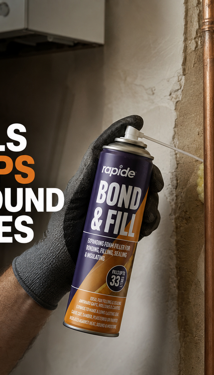 2X Expanding Foam Filler Spray 500ml PU Bond Fill Sealing CrackS Insulating Gap