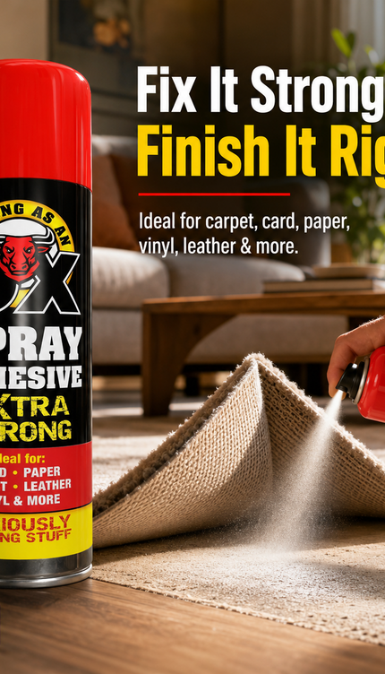 500ml Multi-Purpose Heavy-Duty Spray Adhesive for DIY & Upholstery