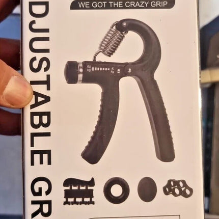 5PC Adjustable Hand Grip Strengthener 5-60kg Wrist Forearm Finger Trainer Set
