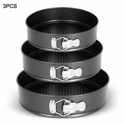 3 Pack Non-Stick Springform Cake Tins