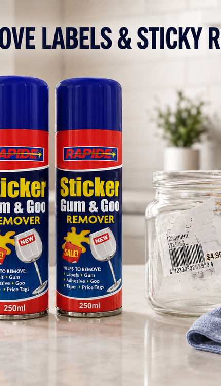 2-Pack Sticker Gum Remover Spray Label Goo Tape Adhesive Price Tag Cleaner 250ml