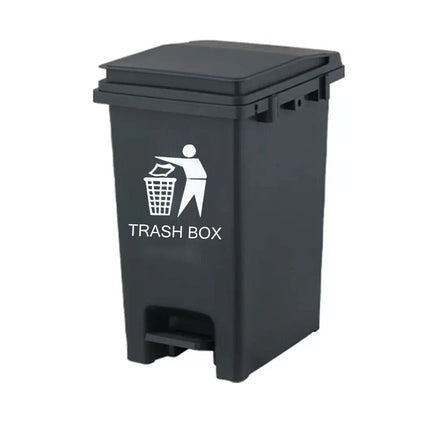 Slim Pedal Bin Recycling Waste Rubbish Dustbin Kitchen Bathroom Home Office Use