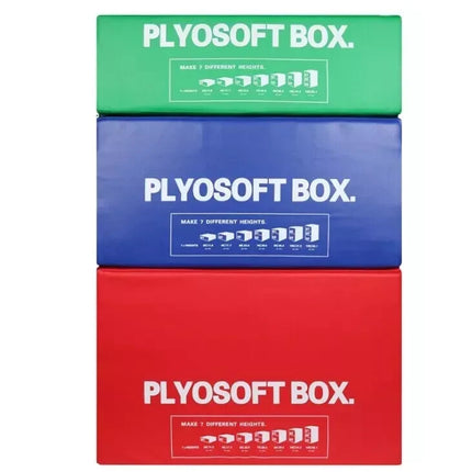Soft Foam Plyometric Jump Box Set Stackable Gym Fitness Exercise Plyo Boxes