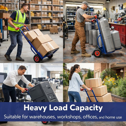 150kg Heavy-Duty Steel Sack Truck Trolley