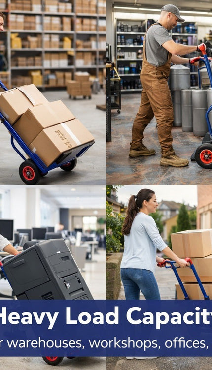 150kg Heavy-Duty Steel Sack Truck Trolley