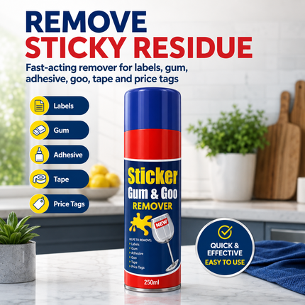 Sticker Remover Spray Gel Label Adhesive Cleaner 250ml