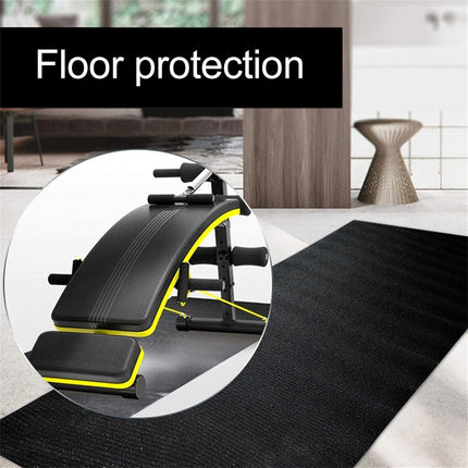 6mm Fitness Equipment Mat 180x75cm for Treadmill, Elliptical & Exercise Bike