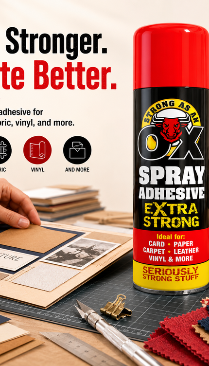 500ml Multi-Purpose Heavy-Duty Spray Adhesive for DIY & Upholstery