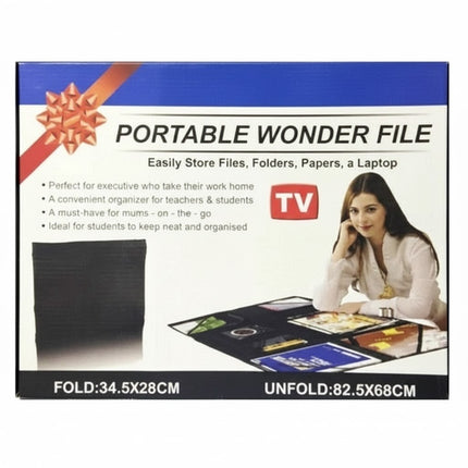 Portable Wonder File Holder Laptop File Paper Craft Organizer Storage Folder
