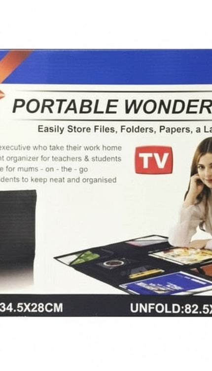 Portable Wonder File Holder Laptop File Paper Craft Organizer Storage Folder