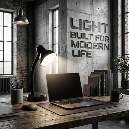 Table Lamp Flexible Neck E27 Simple Design For Study Office Work Desk Lamp 40W