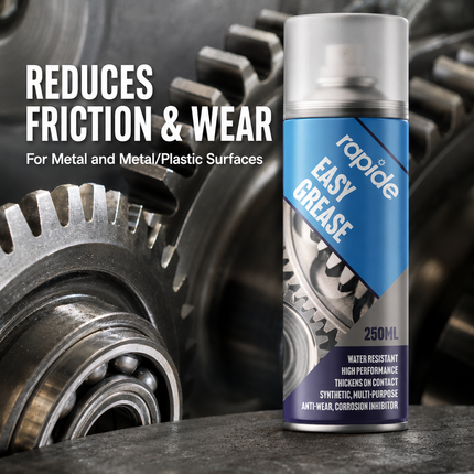 2x Easy Grease Spray Lubricant Synthetic Oil Waterproof Rust Protection 250ml
