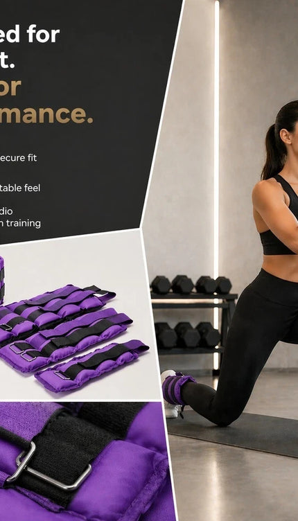 2-Piece Adjustable Ankle & Wrist Weights