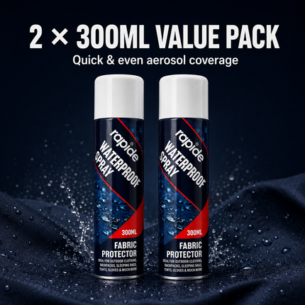 2x Waterproof Spray Fabric Protector Tent Shoes Clothing Treatment Renew 300ml