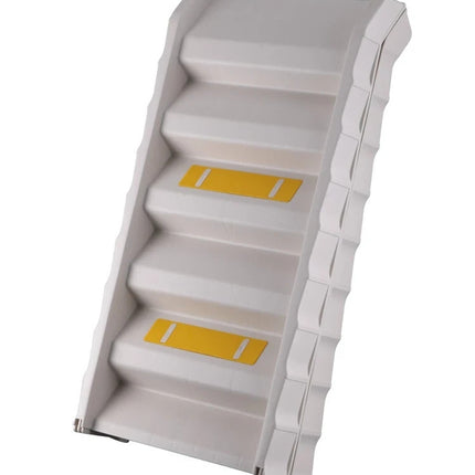Foldable Pet Ramp Ladder – Easy Climb Stairs for Dogs Car Access Portable Design