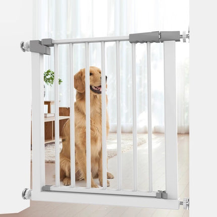 Baby Stair Gate | Pressure Fit Auto-Close Child & Pet Safety Gate – White